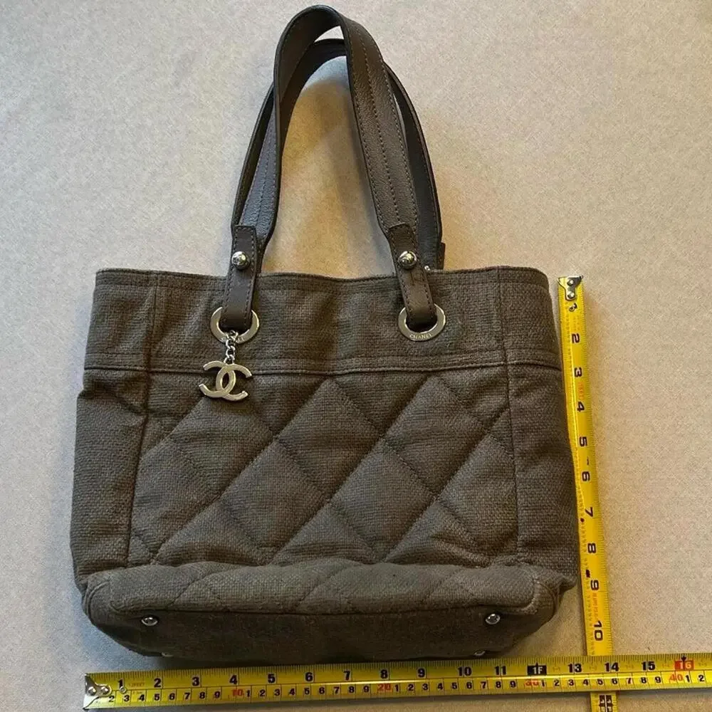 Chanel canvas tote